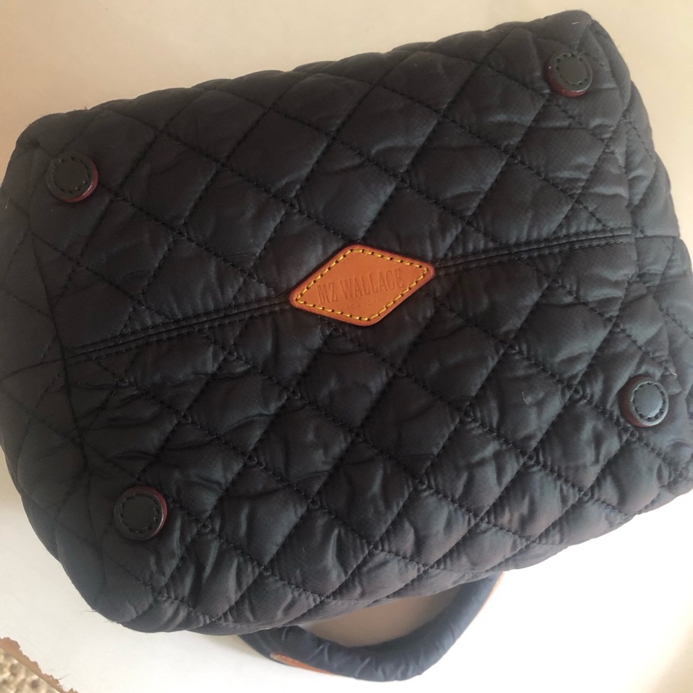 MZ Wallace Mini Metro Deluxe Tote. Black. Quilted. - Picture 7 of 14